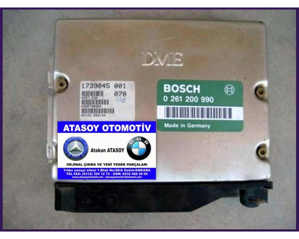 BMW E36 318İS MOTOR BEYNİ BOSCH 0261200990 BMW 1739045 BMW 1739678 BMW 1247876 BMW 1427693 BMW 0028574 BMW 12141739045 BMW 12141739678 BMW 12141247876 BMW 12141427693 BMW 12140028574 M42